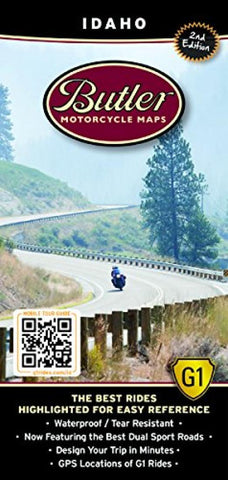 Buy map Idaho G1 Map by Butler Motorcycle Maps
