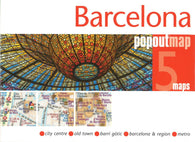 Buy map Barelona, Spain PopOut 5 Maps by PopOut Products, Compass Maps Ltd.