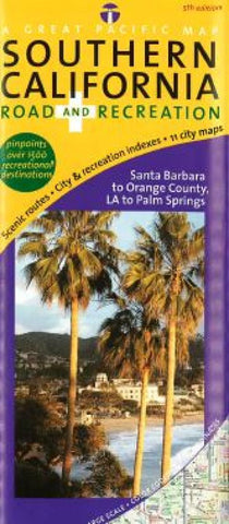 Buy map California, Southern, Road and Recreation by Great Pacific Recreation & Travel Maps