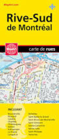 Buy map Rive-Sud de Montréal : carte de rues