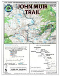 Buy map John Muir Trail Map-pack