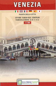 Buy map Venice, Italy, Tourist by Litografia Artistica Cartografica