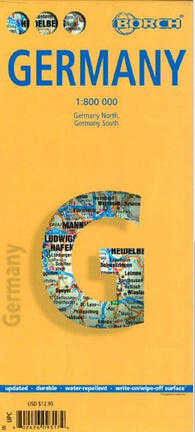 Buy map Germany by Borch GmbH.