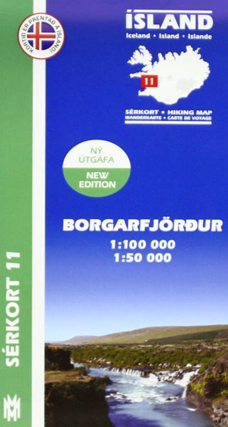 Buy map Borgarfjordur Hiking Map