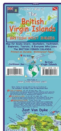 Buy map Caribbean Map, British Virgin Islands, laminated, 2011 by Frankos Maps Ltd.