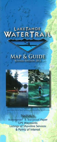 Buy map Lake Tahoe Water Trail Map and Guide by Adventure Maps