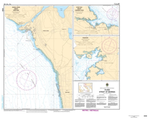 Buy map Plans - Strait of Georgia by Canadian Hydrographic Service