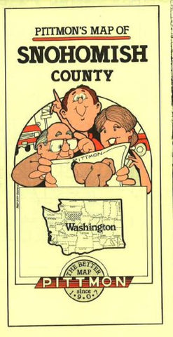 Buy map Snohomish County, Washington by Pittmon Map Company