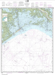 Buy map Barataria Bay and approaches (11358-58) by NOAA