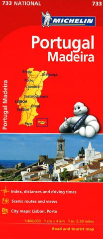 Buy map Portugal with Madeira (733) by Michelin Maps and Guides