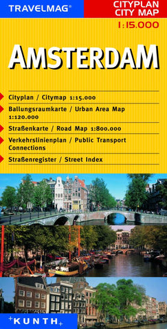 Buy map Amsterdam, Netherlands by Kunth Verlag