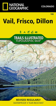Buy map Vail, Frisco, Dillon Trails Illustrated Map