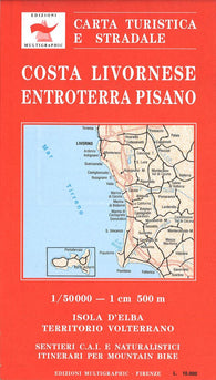 Buy map Costa Livornese, Entroterra Pisano, Isola dElba, Territorio Volterrano