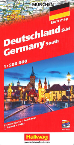 Buy map Deutschland süd : Strassenkarte, 1:500,000 = Germany south : road map, 1:500,000 = Allemagne du Sud : carte routière, 1:500,000 = Germania du Sud : carta stradale, 1:500,000