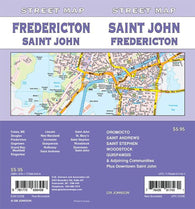 Buy map Saint John, Fredericton street map