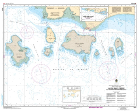 Buy map Havre Saint-Pierre et les Approches/and Approaches by Canadian Hydrographic Service