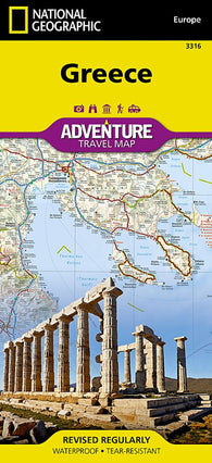 Buy map Greece Adventure Map 3316