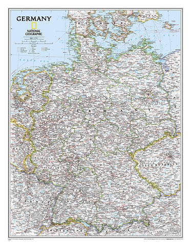 Buy map Germany Classic Wall Map [Laminated]