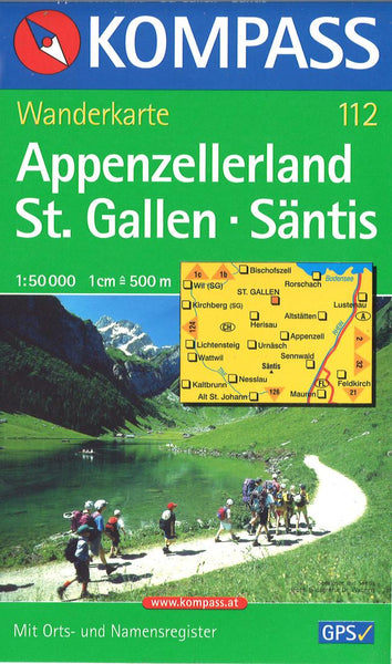 Buy map Appenzellerland St. Gallen - Santis Hiking Map