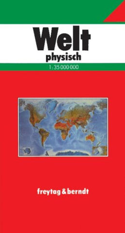 Buy map World, Physical, German edition by Freytag-Berndt und Artaria