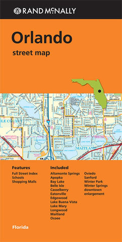 Buy map Orlando, Florida by Rand McNally