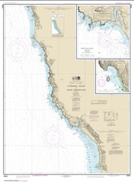 Buy map Pyramid Point to Cape Sebastian; Chetco Cove; Hunters Cove (18602-13) by NOAA
