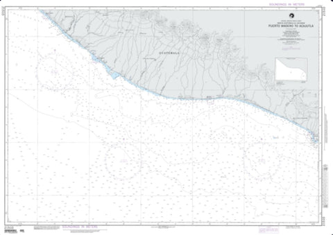 Buy map Puerto Madero To Acajutla, Guatemala (NGA-21510-1) by National Geospatial-Intelligence Agency
