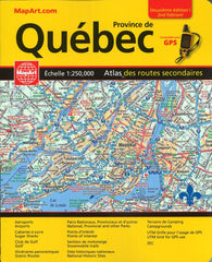 Buy map Que?bec Back Road Atlas (French/English Edition) by Canadian Cartographics Corporation