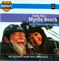 Buy map Mad Maps - Rally Run Road Trip Map - Myrtle Beach - RRMB01 by MAD Maps