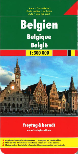 Buy map Belgium by Freytag-Berndt und Artaria