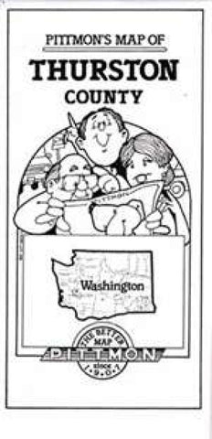 Buy map Thurston County, Washington by Pittmon Map Company