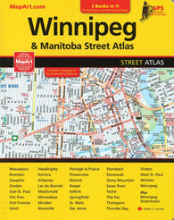 Buy map Winnipeg and Manitoba Street Atlas & Manitoba Back Road Atlas by MapArt Publishing, Canadian Cartographics Corporation