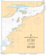 Buy map Carrington Island to/a Etagaulet Bay by Canadian Hydrographic Service