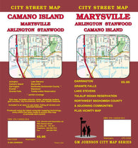 Buy map Marysville, Arlington, Stanwood and Camano Island, Washington by GM Johnson