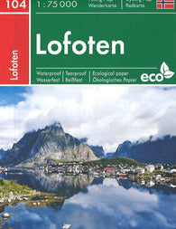 Buy map Lofoten Hiking Map