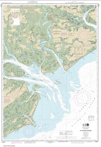 Buy map St. Helena Sound (11517-18) by NOAA
