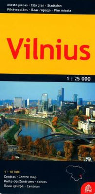 Buy map Vilnius by Jana Seta