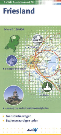 Buy map Friesland Province Map