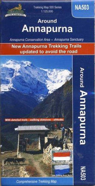 Buy map Around Annapurna : Annapurna Conservation Area & Annapurna Sanctuary