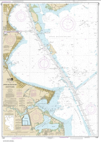 Buy map Upper Galveston Bay-Houston Ship Channel-Dollar Pt. to Atkinson (11327-36) by NOAA
