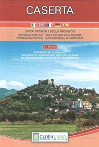 Buy map Caserta Province, Italy by Litografia Artistica Cartografica