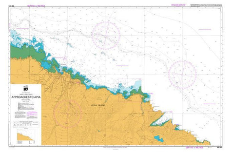 Buy map APPROACHES TO APIA (865) by Land Information New Zealand (LINZ)