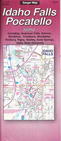Buy map Idaho Falls and Pocatello, Idaho by The Seeger Map Company Inc.
