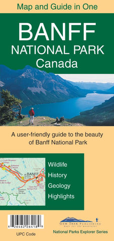 Buy map Banff National Park Canada Map and Guide in One by Gem Trek