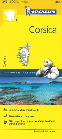 Buy map Corsica (345) by Michelin Maps and Guides
