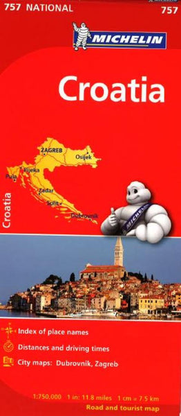 Buy map Croatia (757) by Michelin Maps and Guides