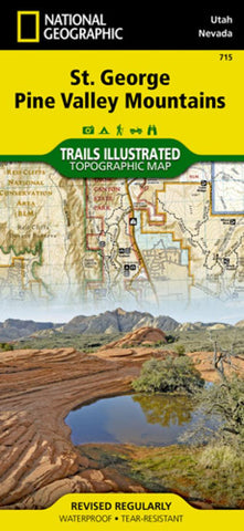 Buy map St George, Pine Valley Mountains, Map 715 by National Geographic Maps