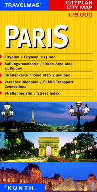 Buy map Paris, France by Kunth Verlag