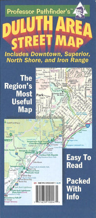 Buy map Duluth area street map : includes downtown, Superior, North Shore, and Iron Range