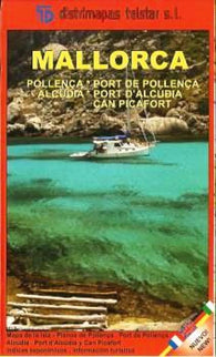 Buy map Majorca, Pollensa and Alcudia, Spain by Distrimapas Telstar, S.L.